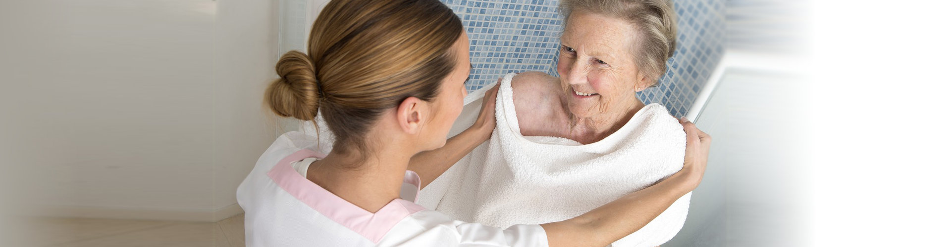 bathing the elderly